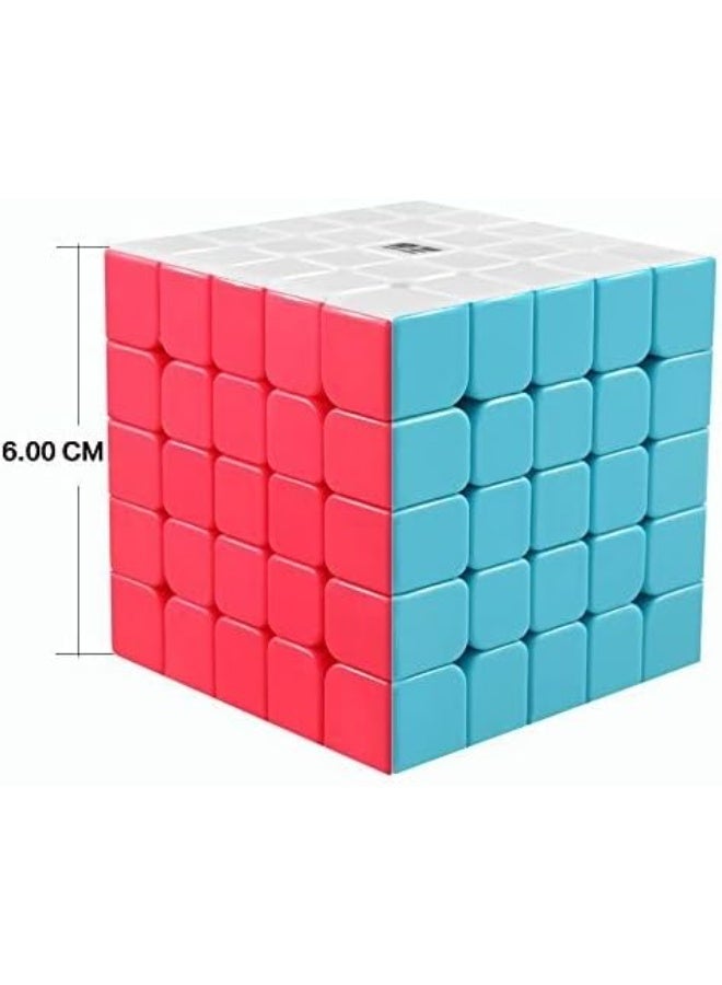 Qiyi 5x5 Magic Cube Stickless Magic Puzzle Gift for Children and Adults Challenge - Image 2